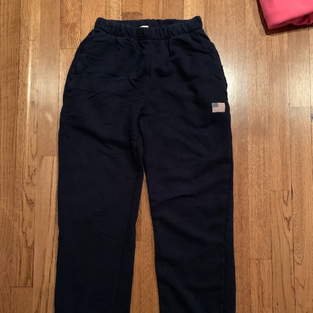Brandy Melville Navy Rosa Sweatpants